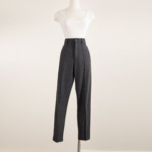Vintage 90s Eddie Bauer High Waisted Wool Cashmere Flannel Pants Size 4